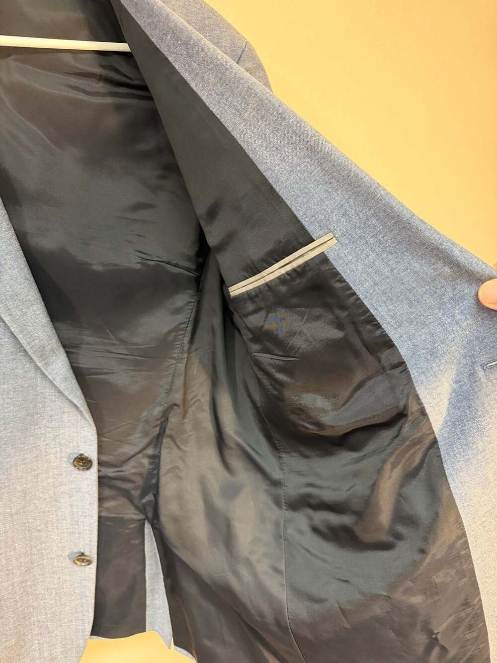 Hugo Boss Blue Suit Jacket Blazer Sport Coat - Picture 6 of 10